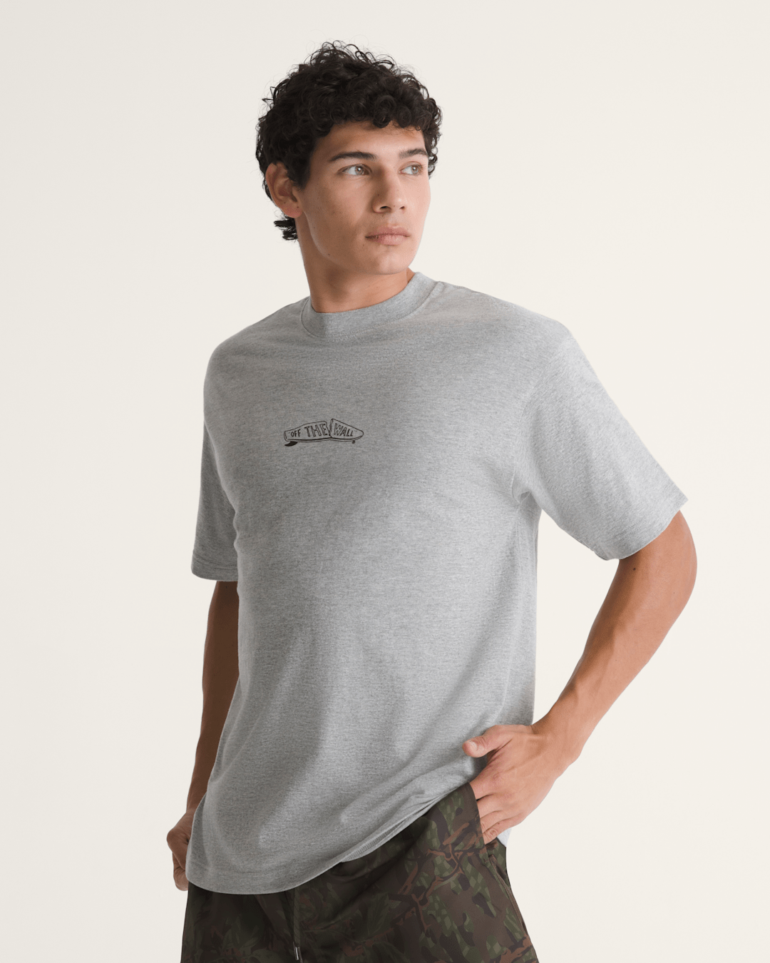 Vans Buckled T-Shirt in Athletic Heather Grey
