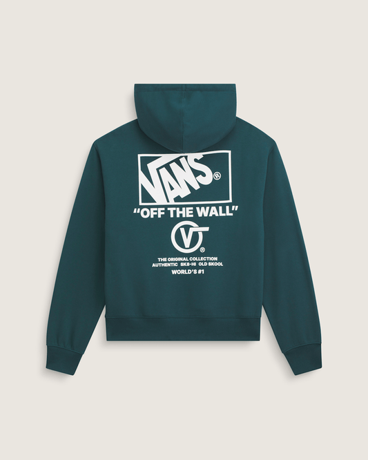Vans Stacked Hi Pullover Hoodie in Mossy Olive Green
