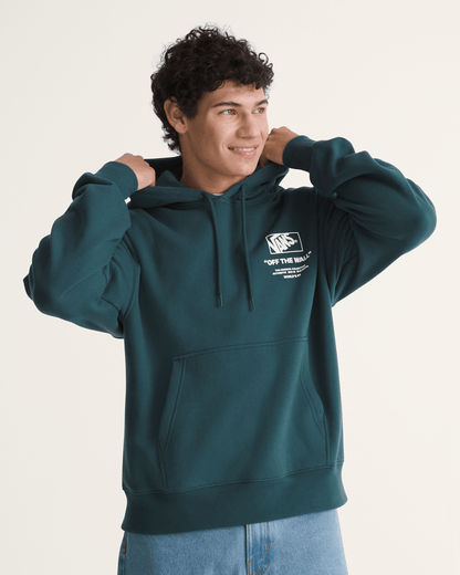Vans Stacked Hi Pullover Hoodie in Mossy Olive Green