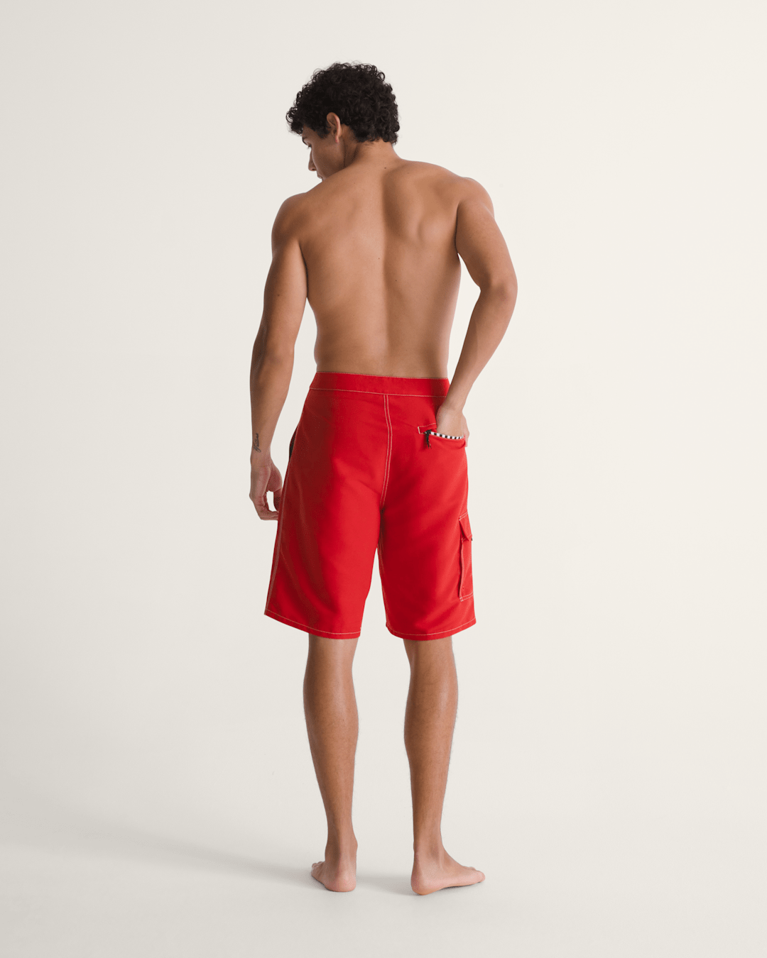 Vans Voyage Long Cargo Boardshorts in Racing Red