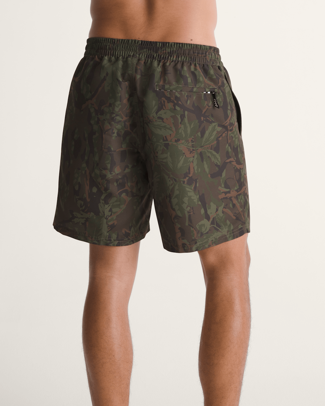 Vans Primary II Elastic Printed Boardshorts in Obsidian Fern Green
