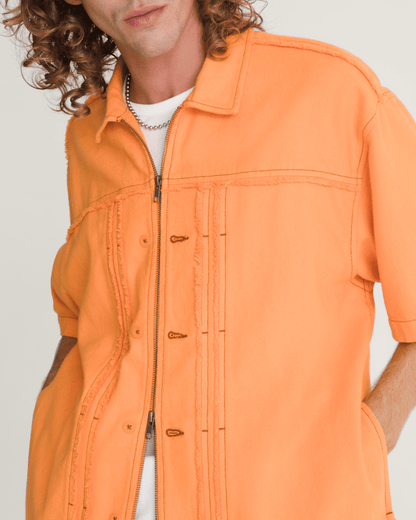 Vans OTW by Vans Double Edge Shirt in Sunset Orange