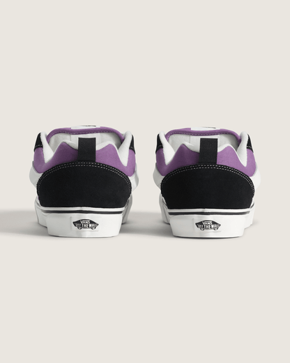 Vans Knu Skool Shoe in Purple / Black