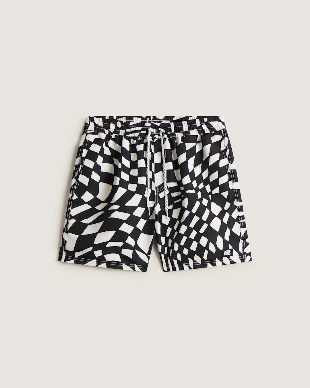 Vans Primary II Elastic Printed Boardshorts in Black / White