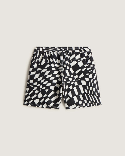 Vans Primary II Elastic Printed Boardshorts in Black / White