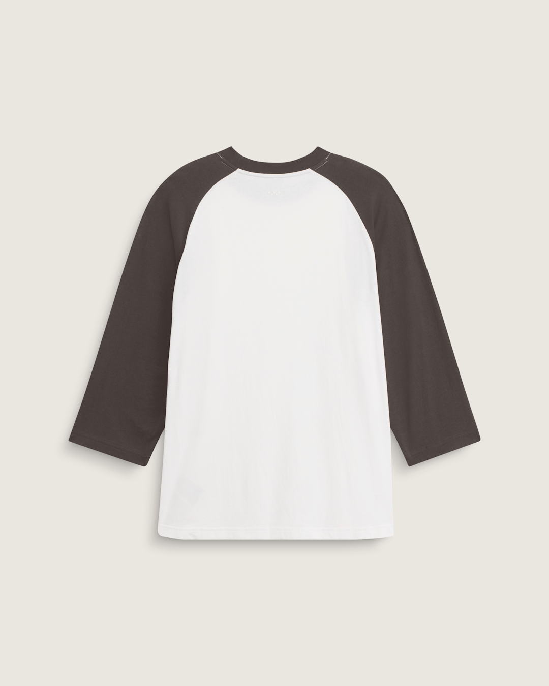 Vans Standard Raglan T-Shirt in Faded Black / Egret White