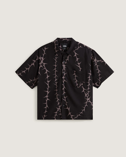 Vans Van Doren Printed Camp Shirt in Black