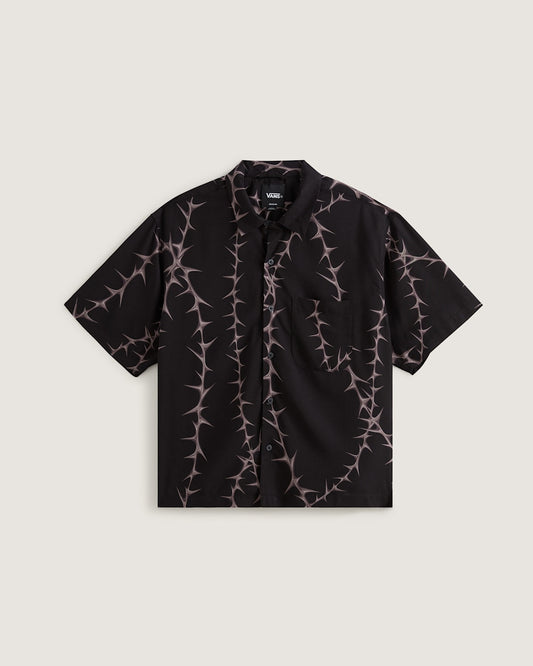 Vans Van Doren Printed Camp Shirt in Black