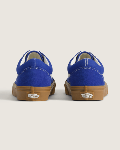 Vans Old Skool Shoe in Gum Royal Cobalt Blue