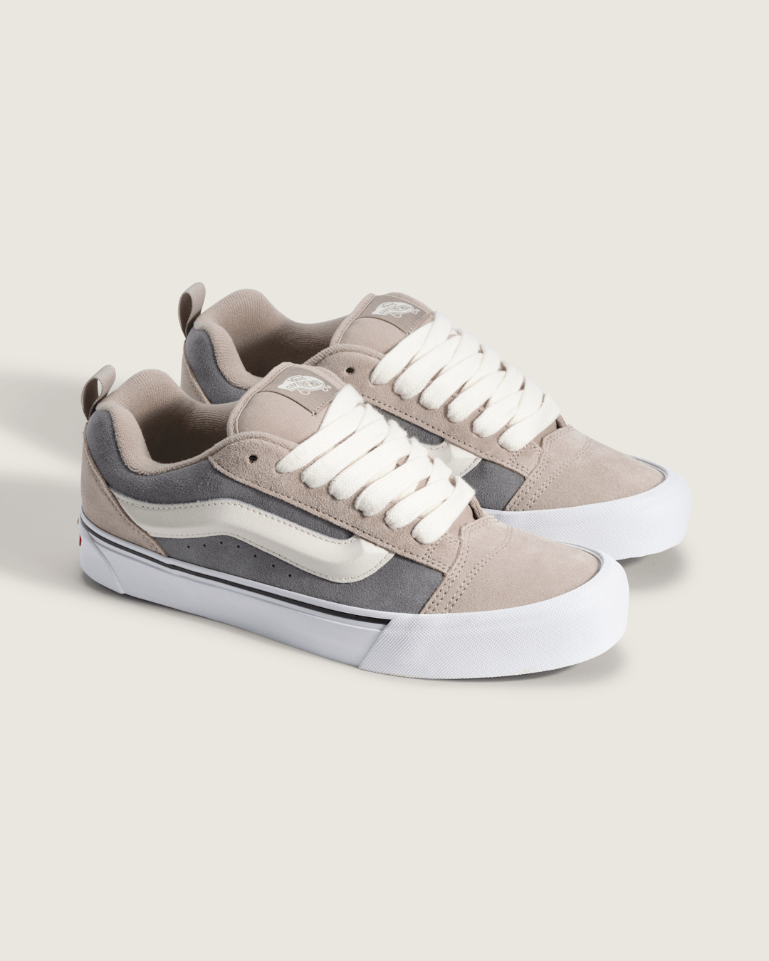 Vans Knu Skool Shoe in Frost Grey