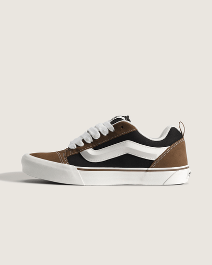 Vans Knu Skool Shoe in Black / Brown