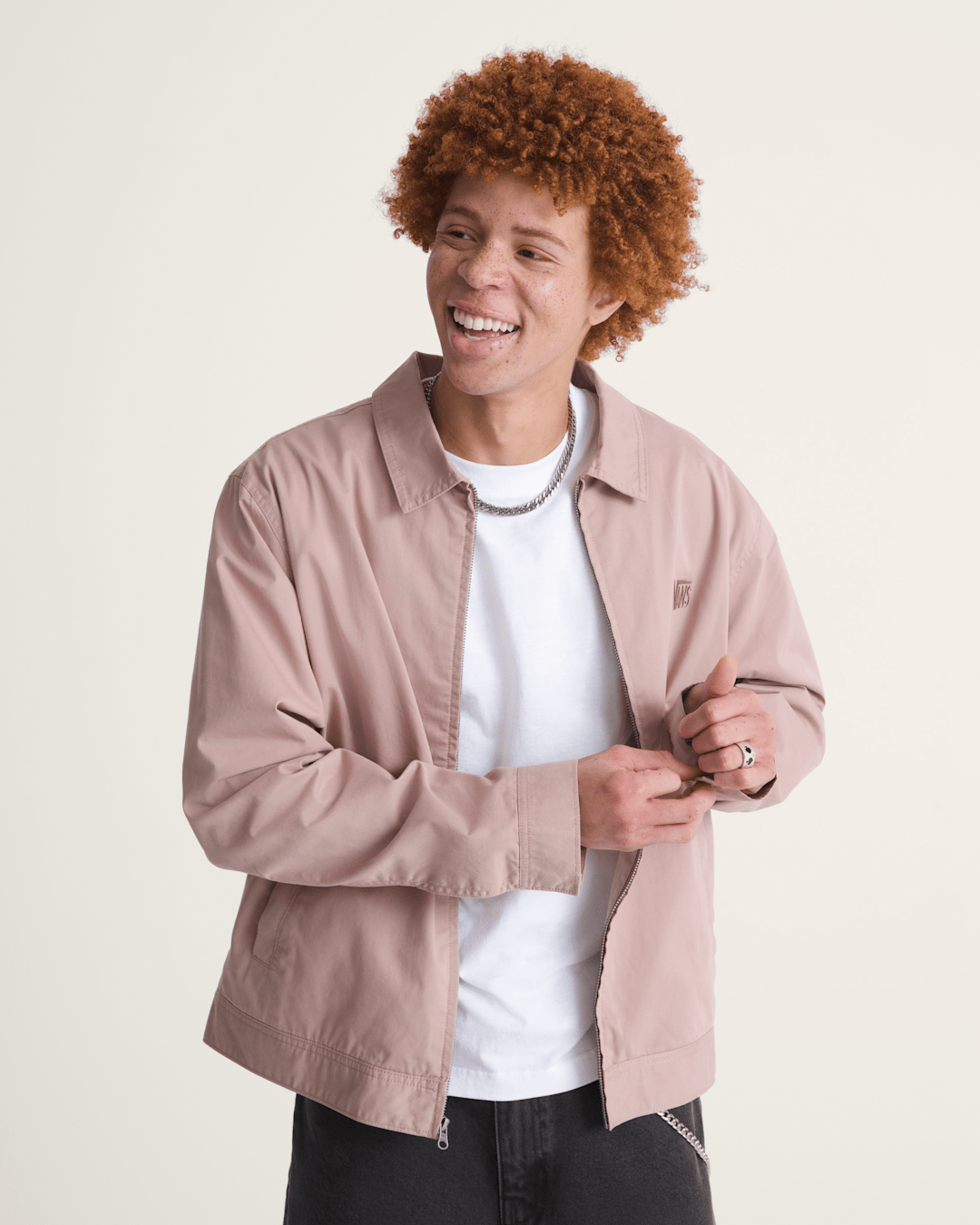 Vans Pomona Station Jacket in Warm Taupe Beige