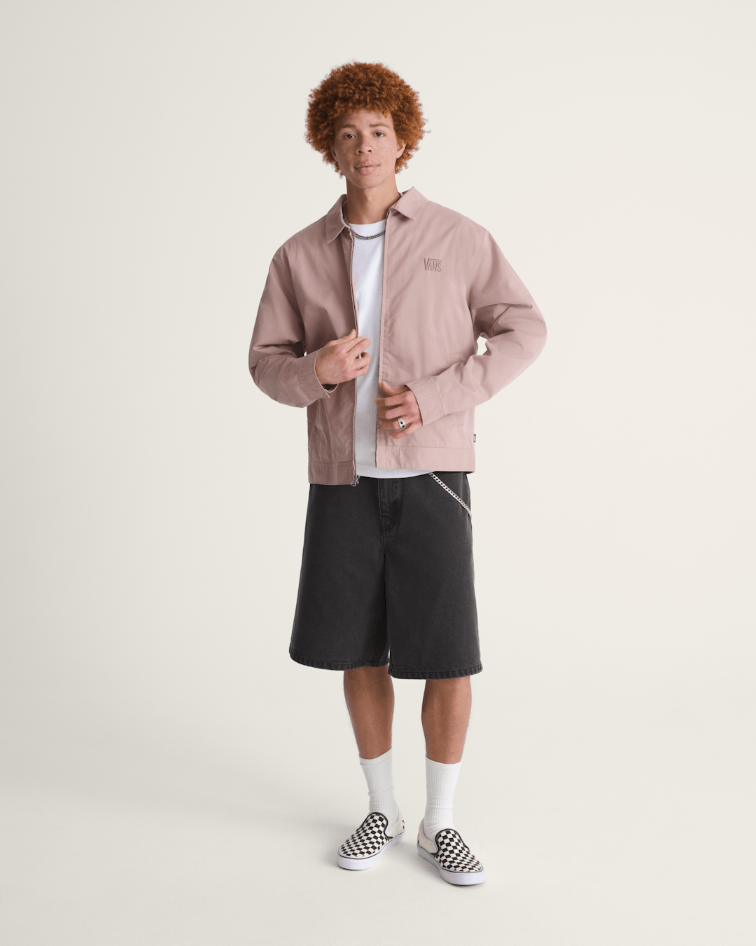 Vans Pomona Station Jacket in Warm Taupe Beige