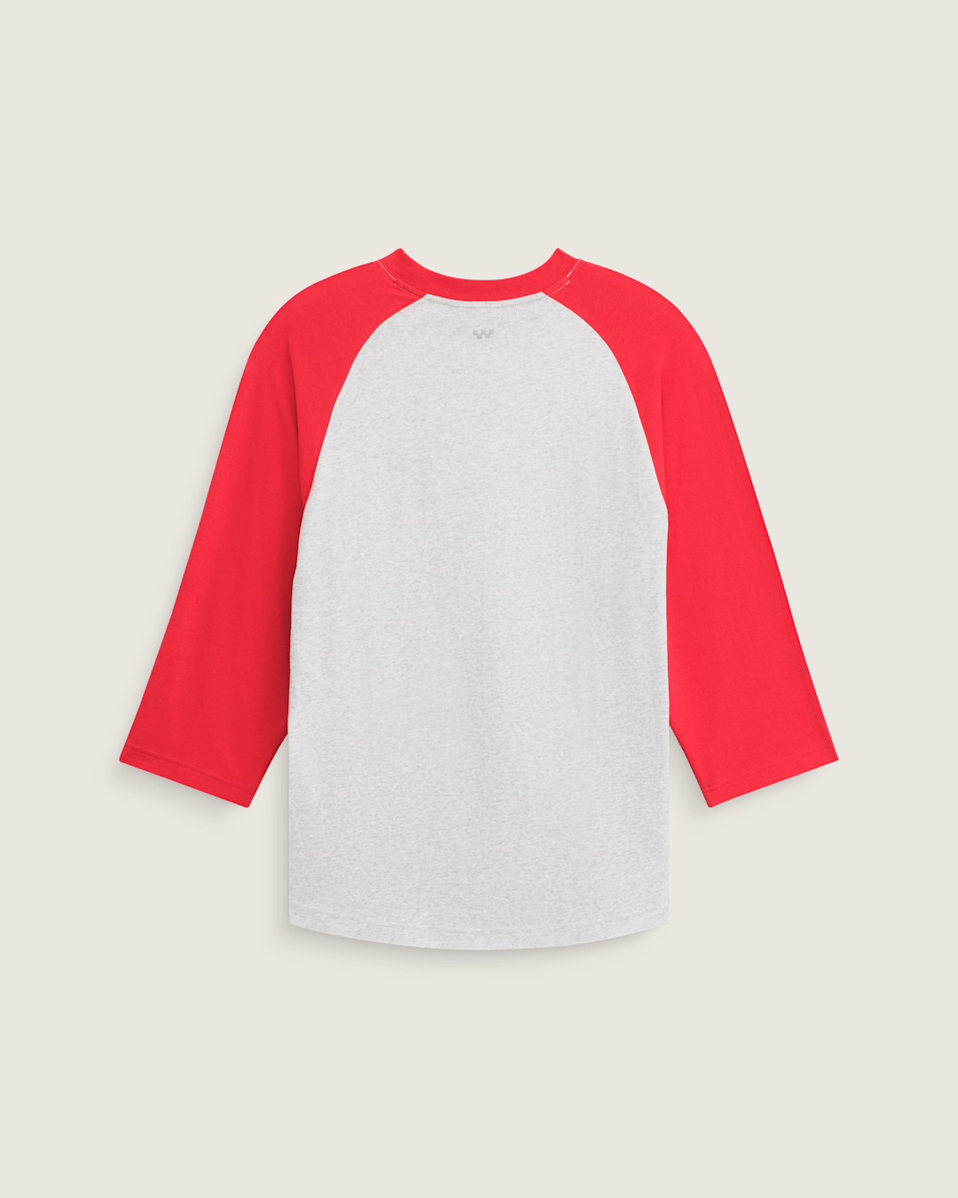 Vans Standard Raglan T-Shirt in Crimson Haze Red / Ash Heather Grey