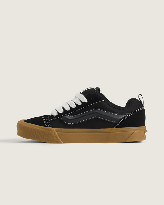 Vans Knu Skool Shoe in Gum Black