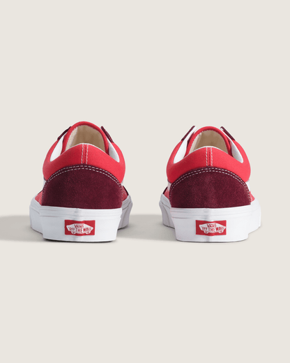 Vans Old Skool Shoe in Crimson Haze Red