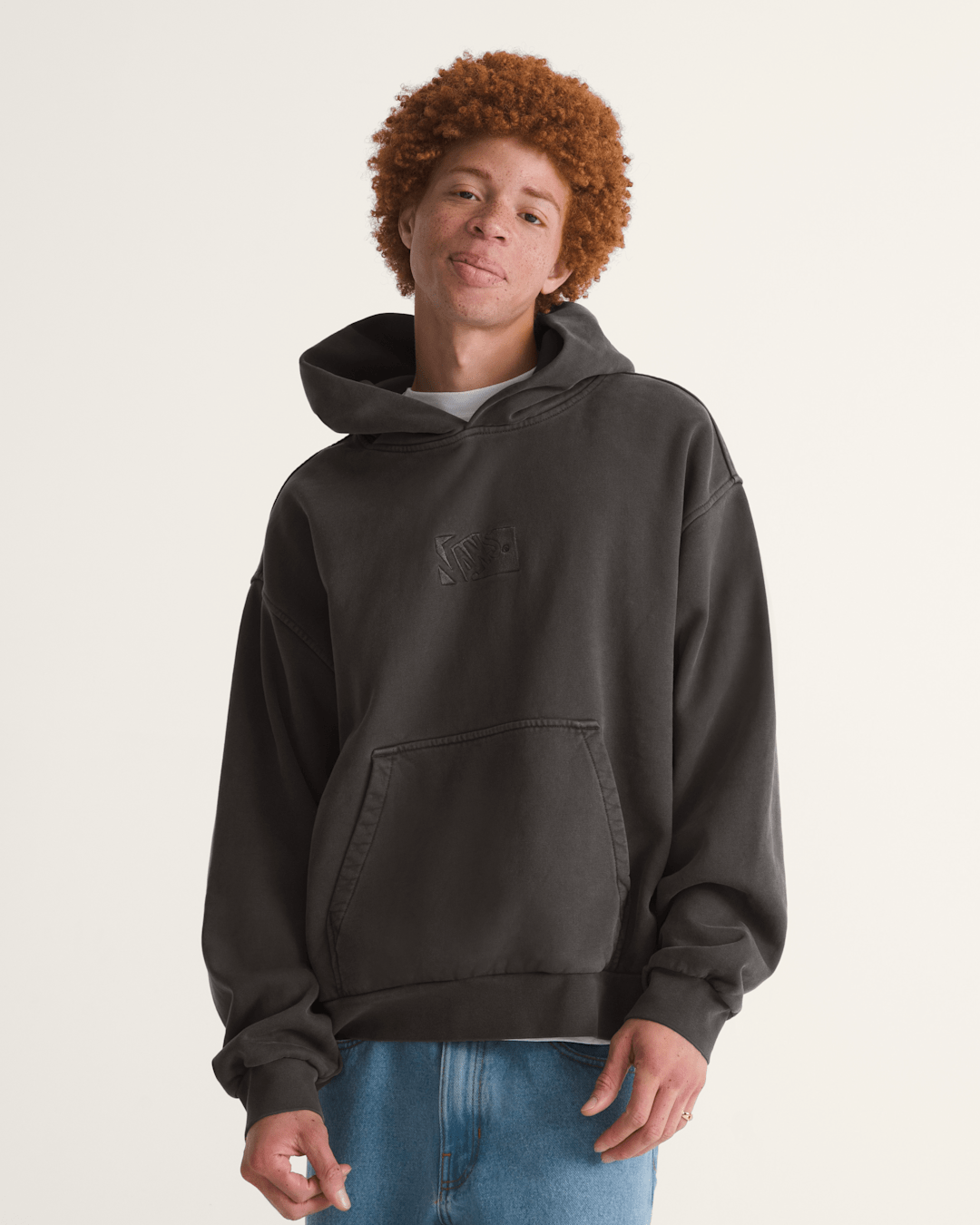 Vans Premium Pullover Hoodie in Faded Black