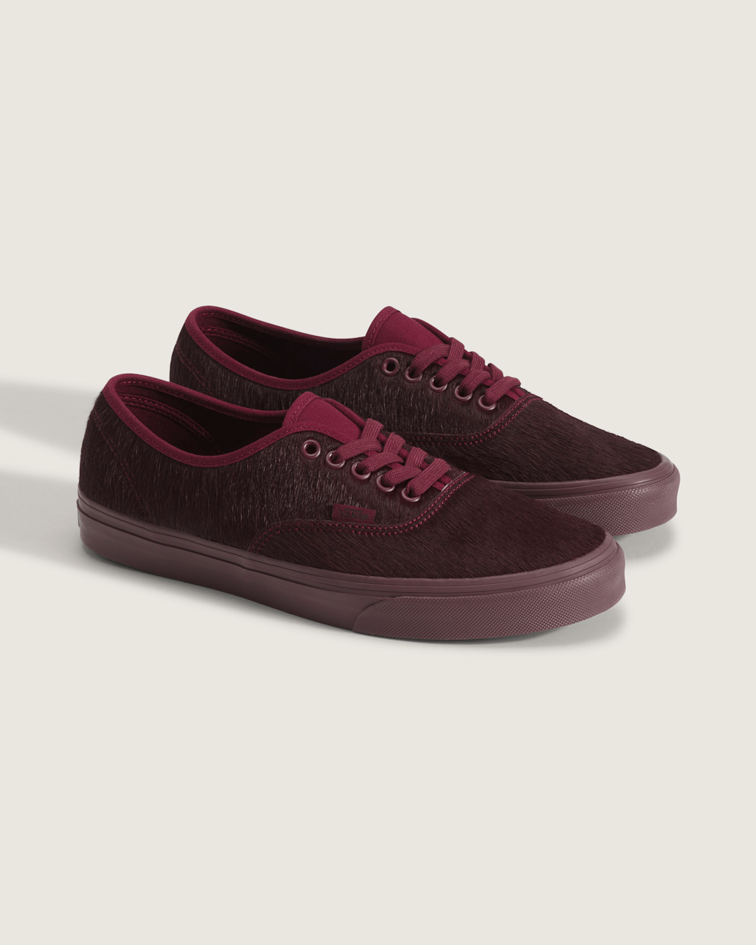 Vans Authentic Shoe in Port Red