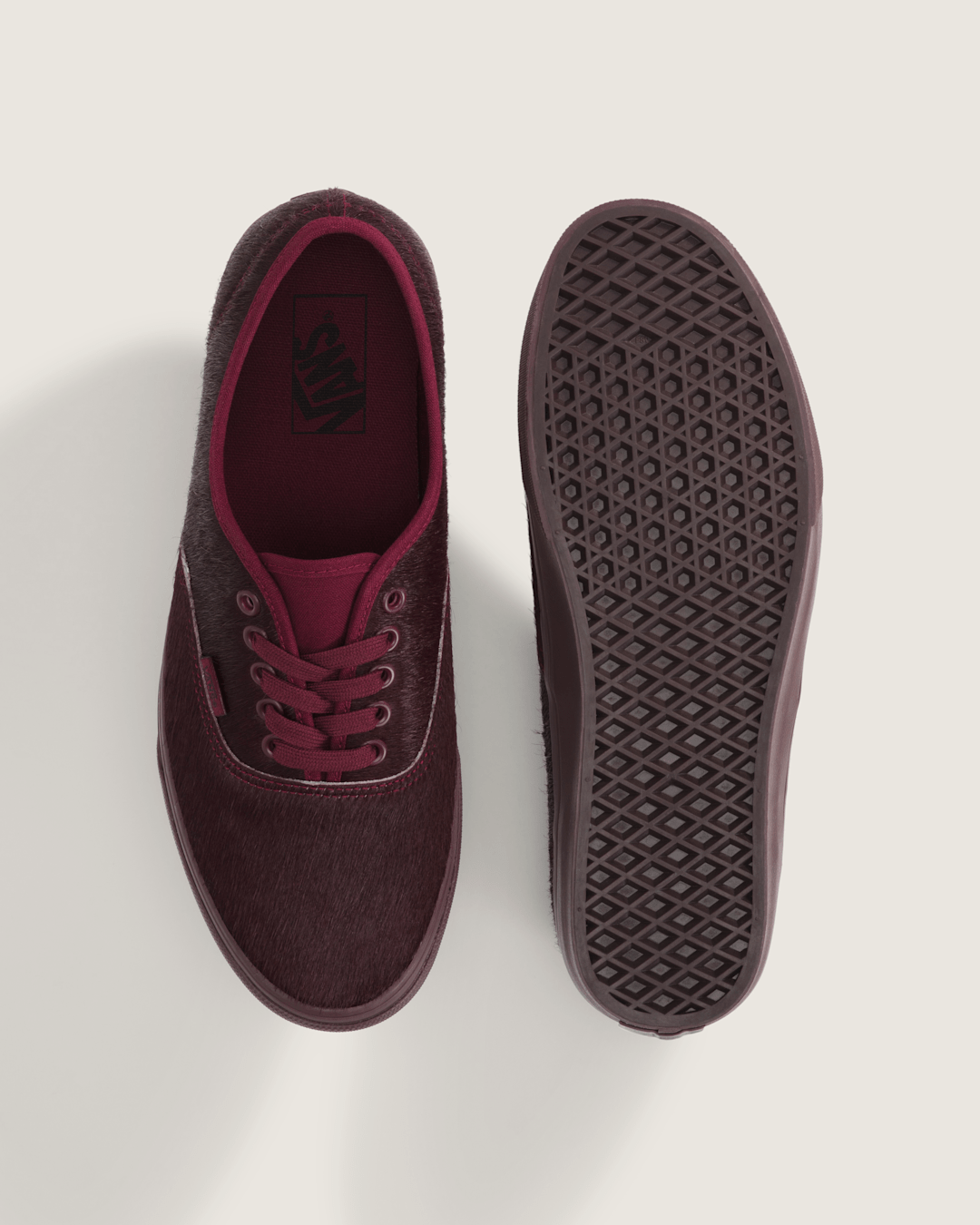 Vans Authentic Shoe in Port Red
