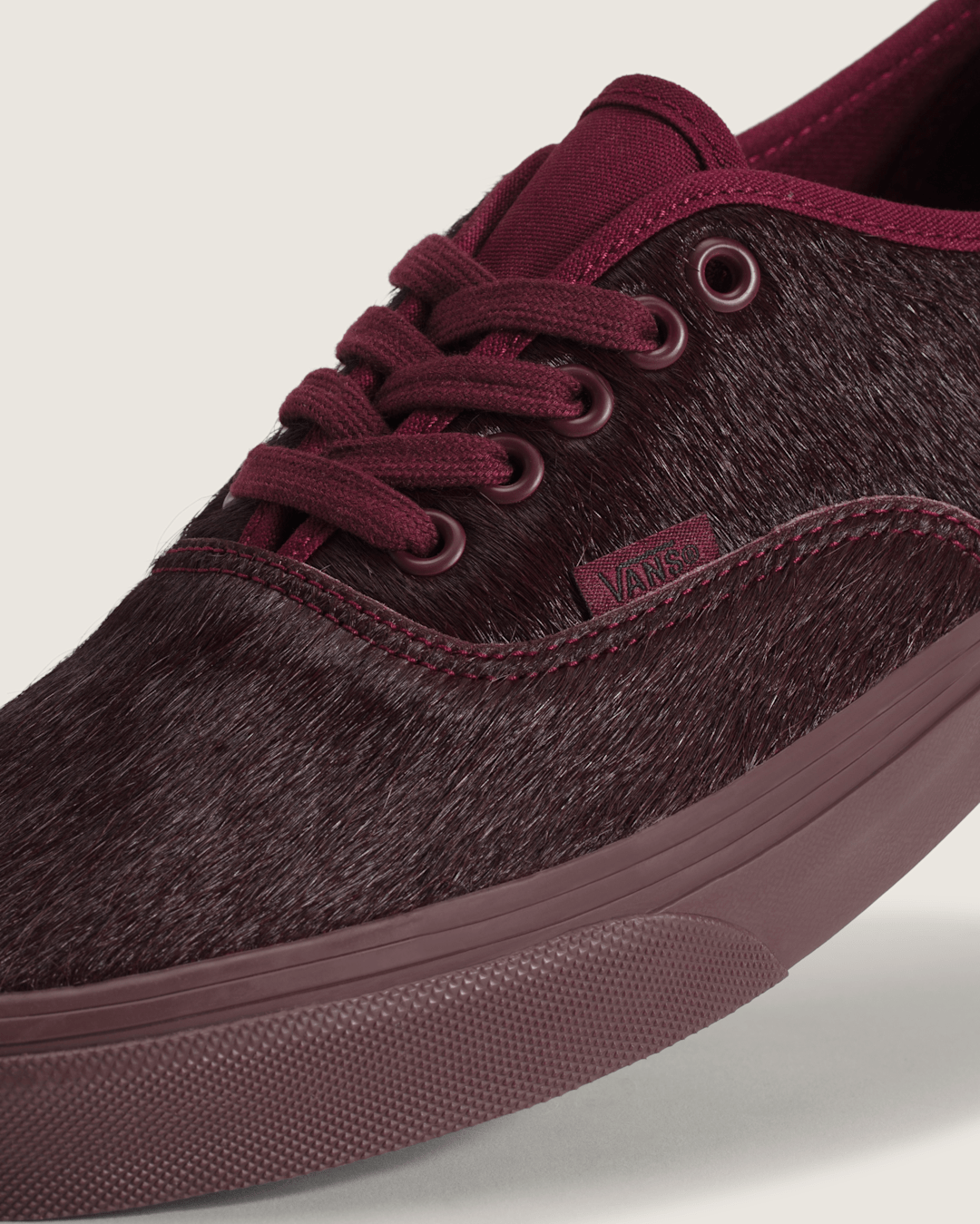 Vans Authentic Shoe in Port Red