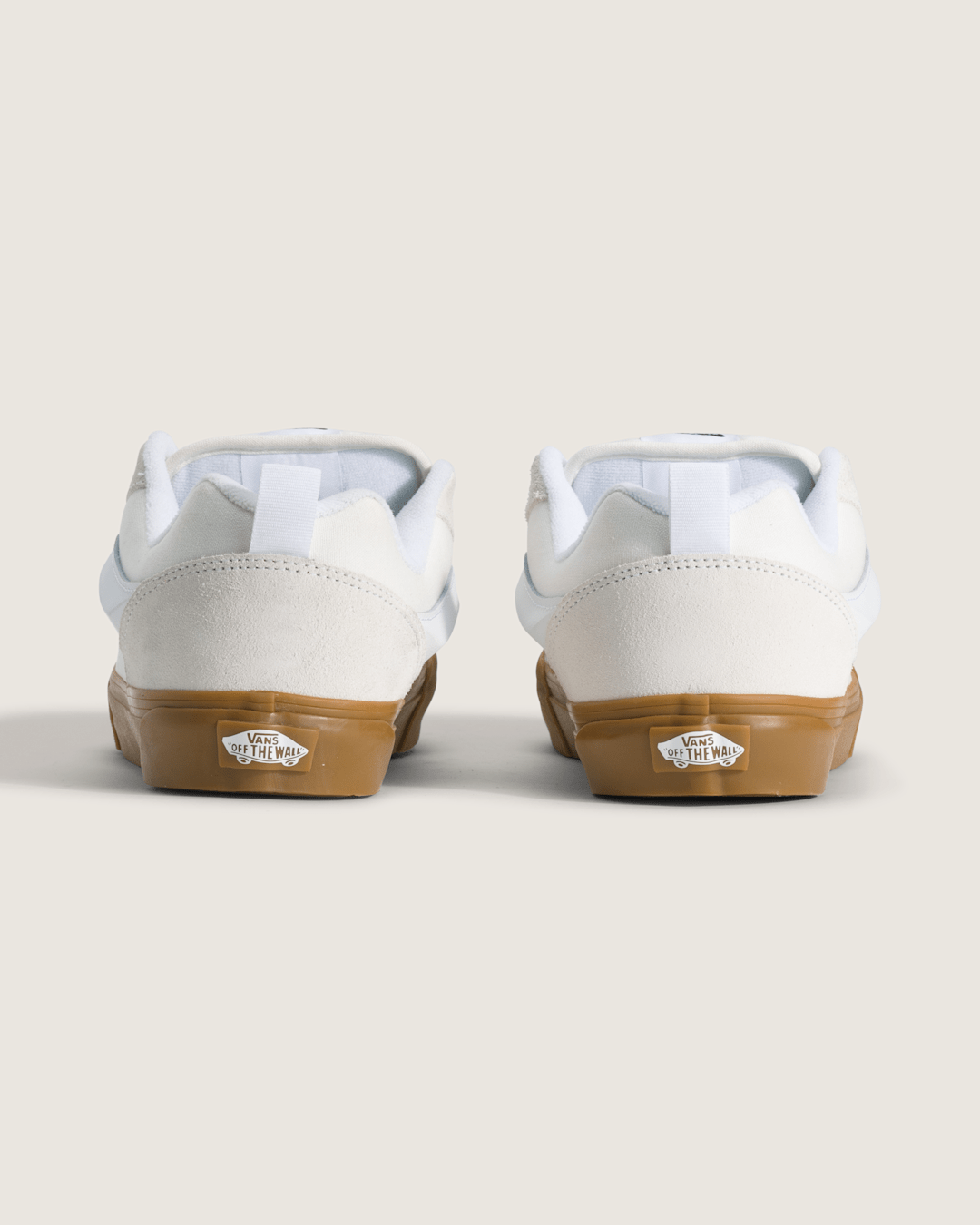Vans Knu Skool Shoe in Blanc De Blanc White
