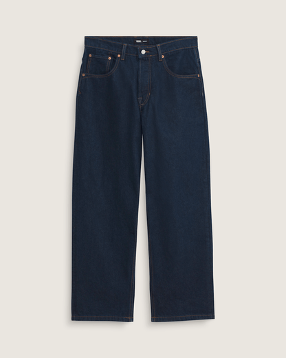 Vans Premium Check-5 Loose Denim Pants in Dark Rinse Blue