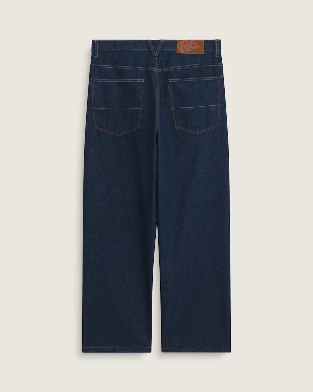 Vans Premium Check-5 Loose Denim Pants in Dark Rinse Blue