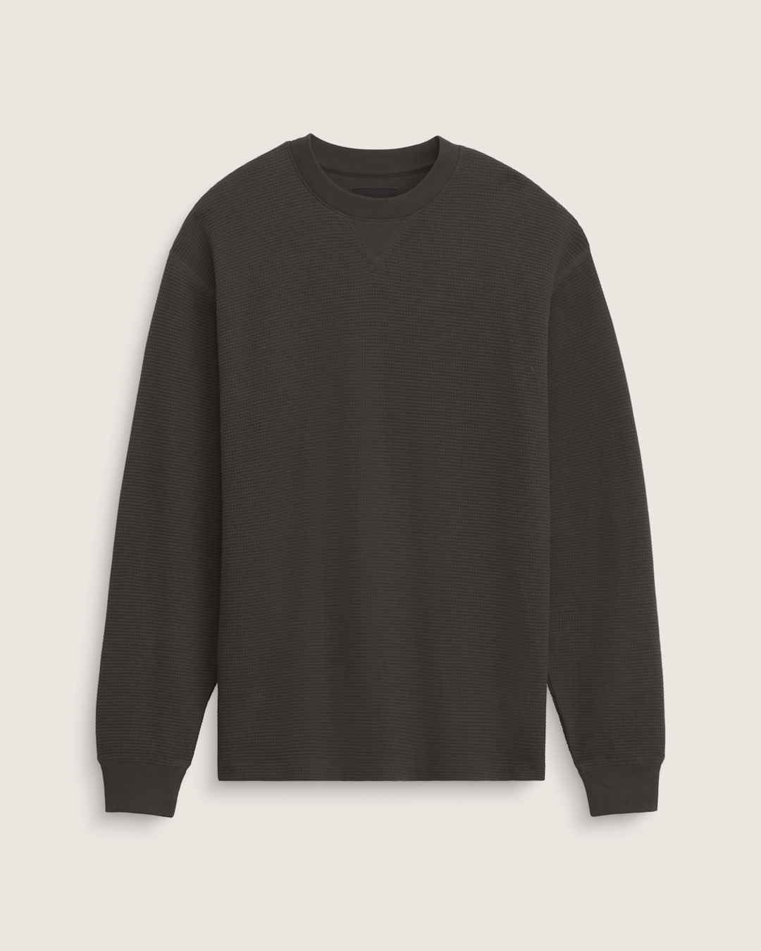 Vans Navigate Thermal Long Sleeve Shirt in Faded Black