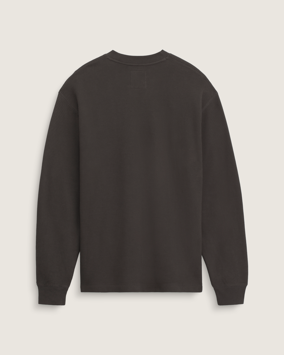 Vans Navigate Thermal Long Sleeve Shirt in Faded Black
