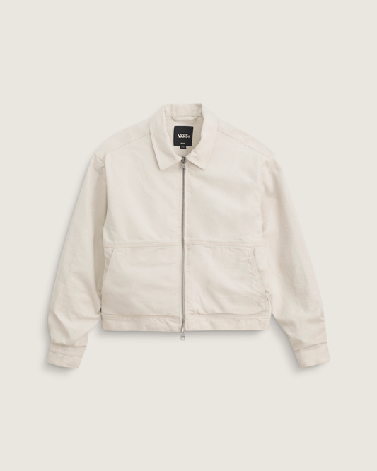 Vans Premium Denim Station Jacket in Natural Seed Beige