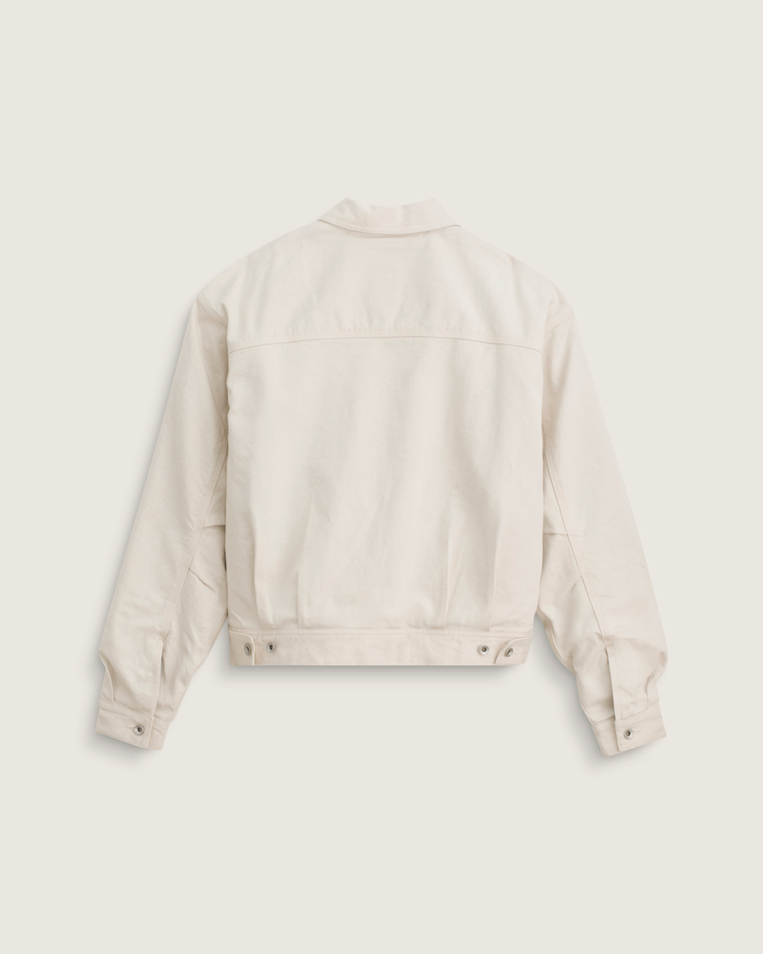 Vans Premium Denim Station Jacket in Natural Seed Beige