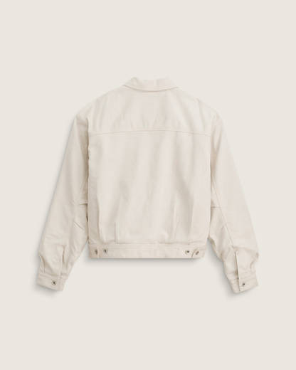 Vans Premium Denim Station Jacket in Natural Seed Beige