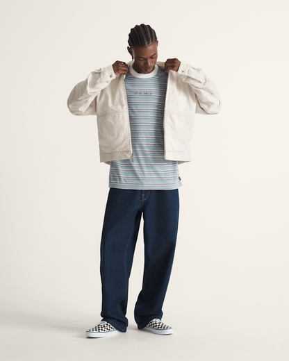 Vans Premium Denim Station Jacket in Natural Seed Beige