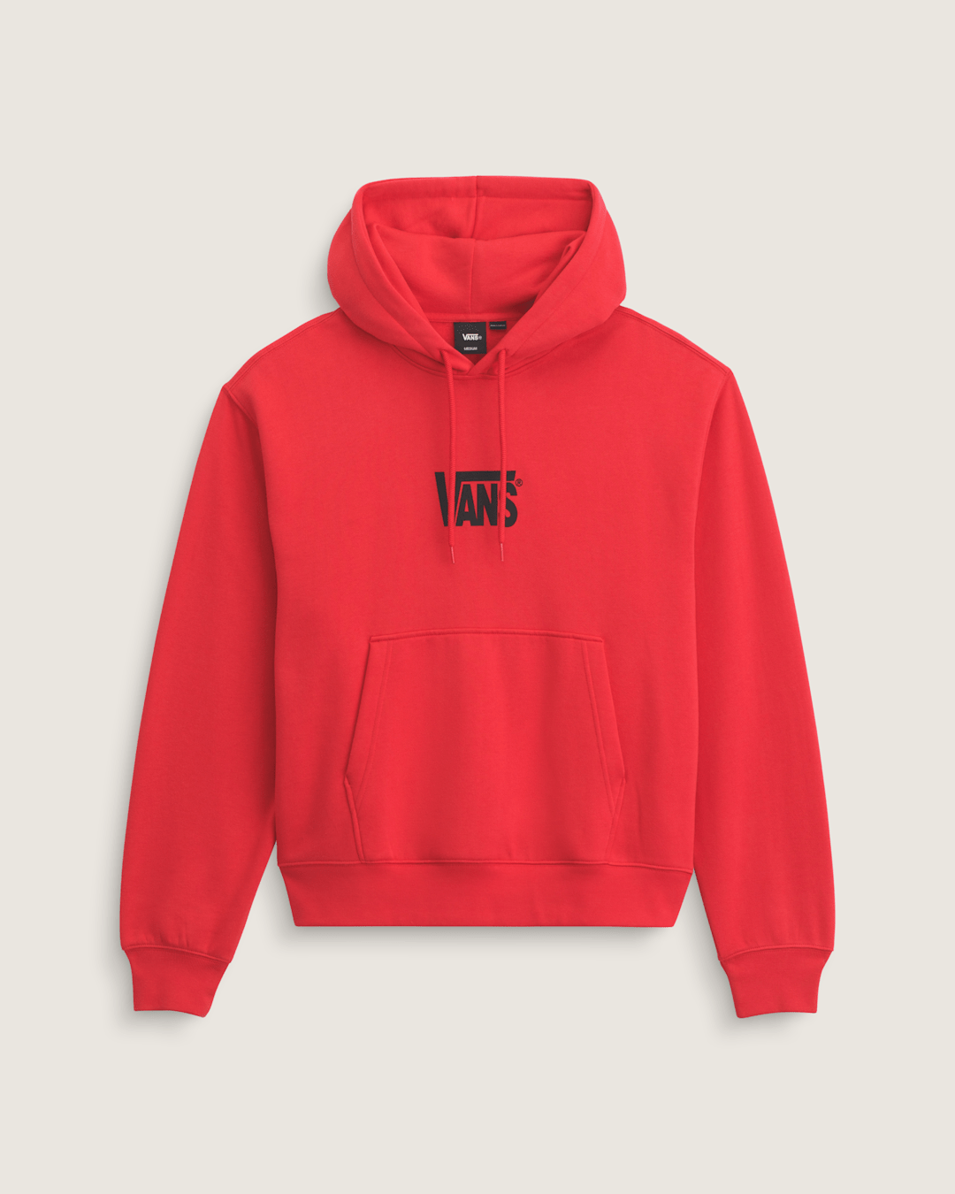 Vans Stretch Logo Pullover Hoodie in Crimson Haze Red