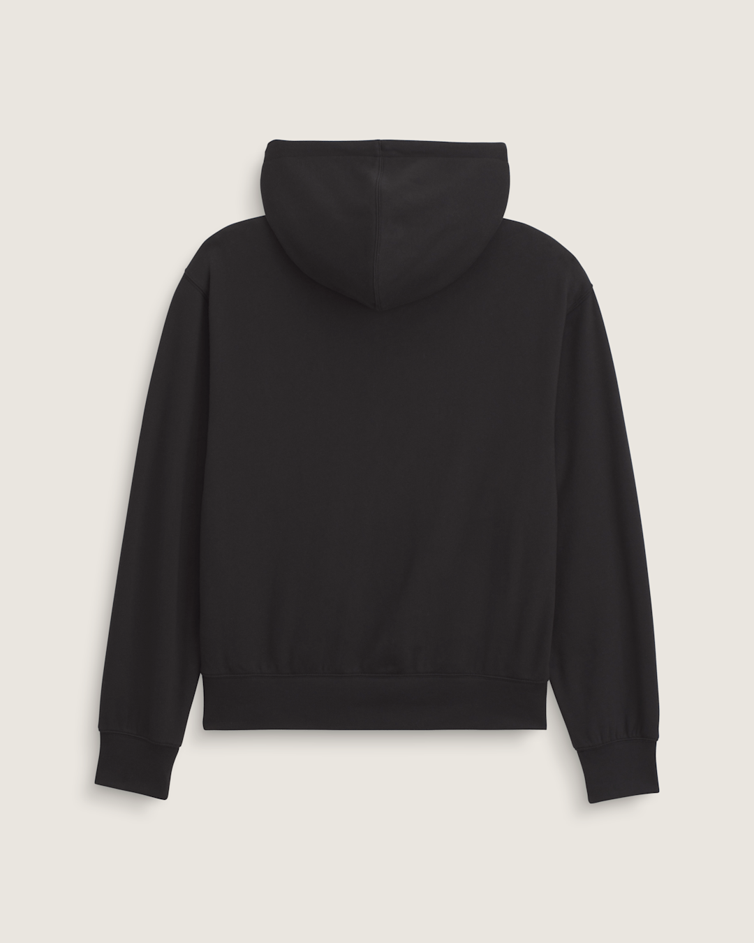 Vans Stretch Logo Zip Hoodie in Black / White