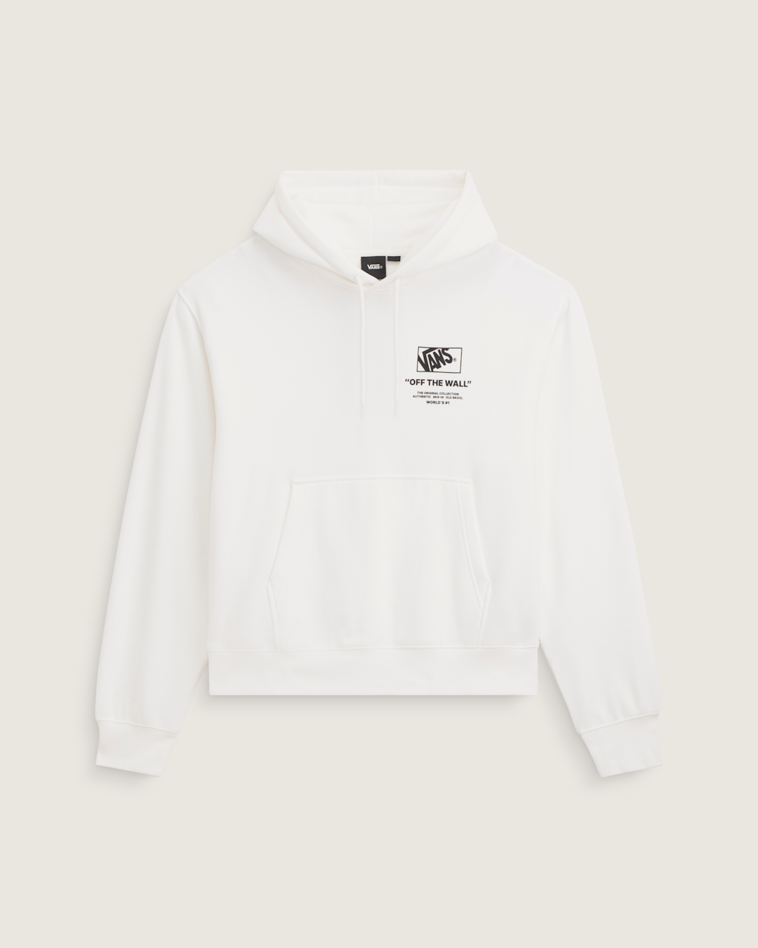 Vans Stacked Hi Pullover Hoodie in Egret White