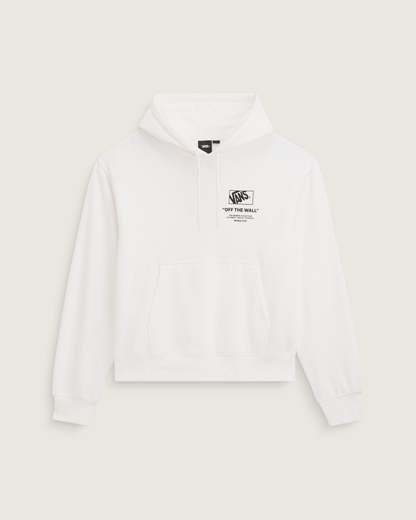 Vans Stacked Hi Pullover Hoodie in Egret White