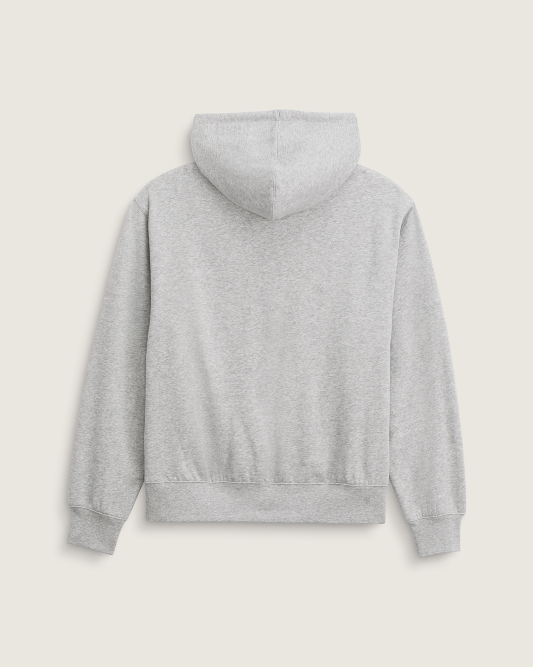 Vans Stretch Logo Zip Hoodie in Cement Heather Grey
