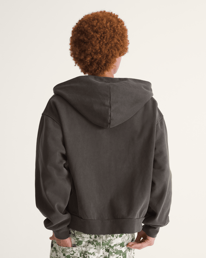 Vans Premium Zip Hoodie in Faded Black
