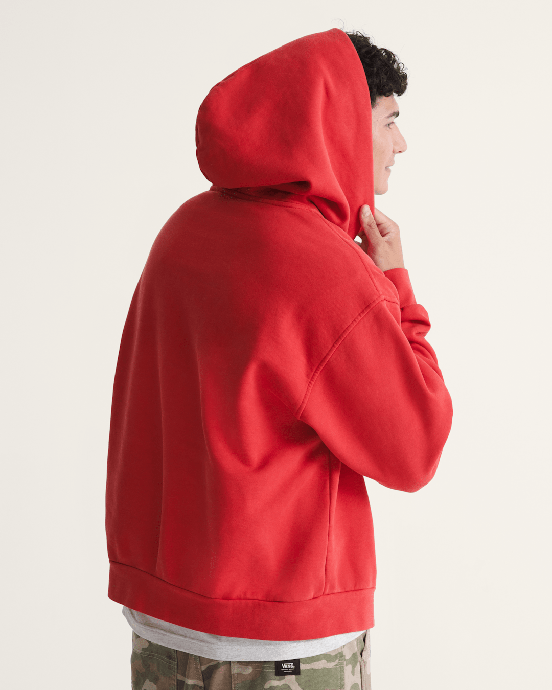 Vans Premium Pullover Hoodie in Crimson Haze Red