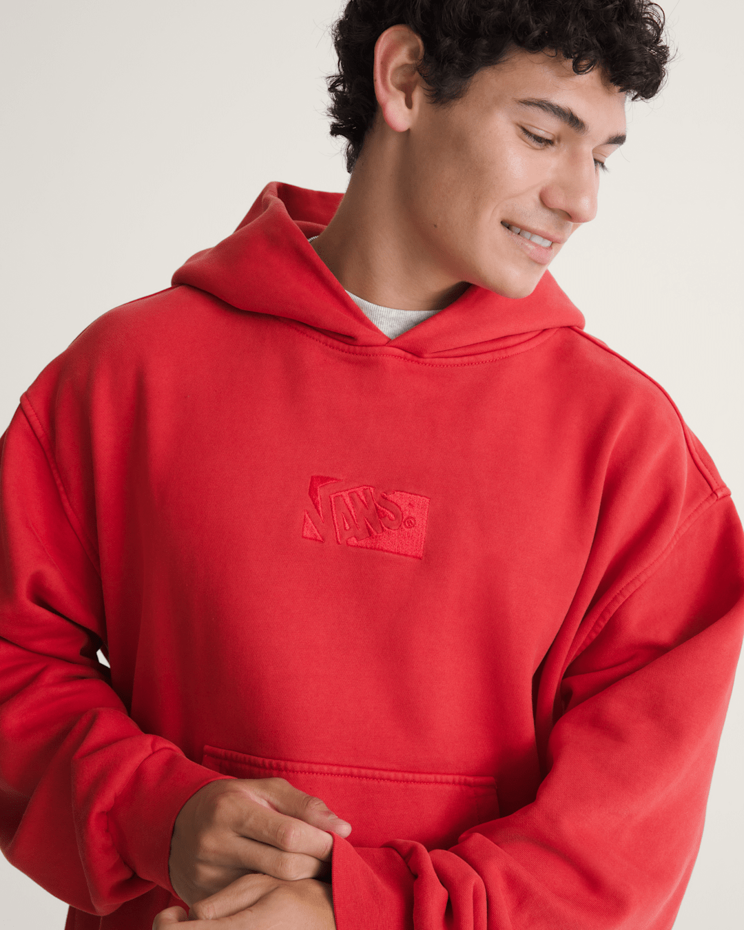 Vans Premium Pullover Hoodie in Crimson Haze Red