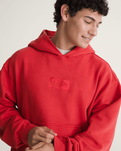 Vans Premium Pullover Hoodie in Crimson Haze Red