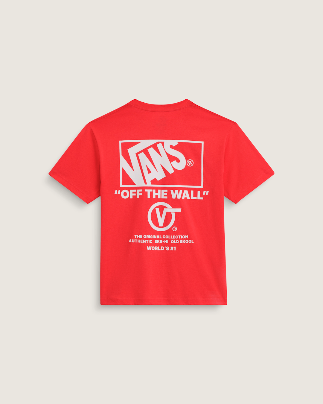 Vans Stockpile T-Shirt in Crimson Haze Red