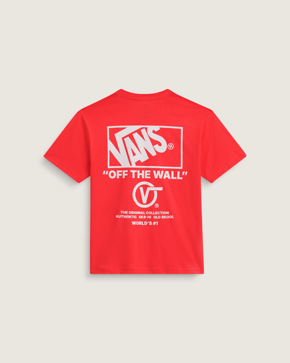 Vans Stockpile T-Shirt in Crimson Haze Red