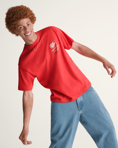 Vans Stockpile T-Shirt in Crimson Haze Red