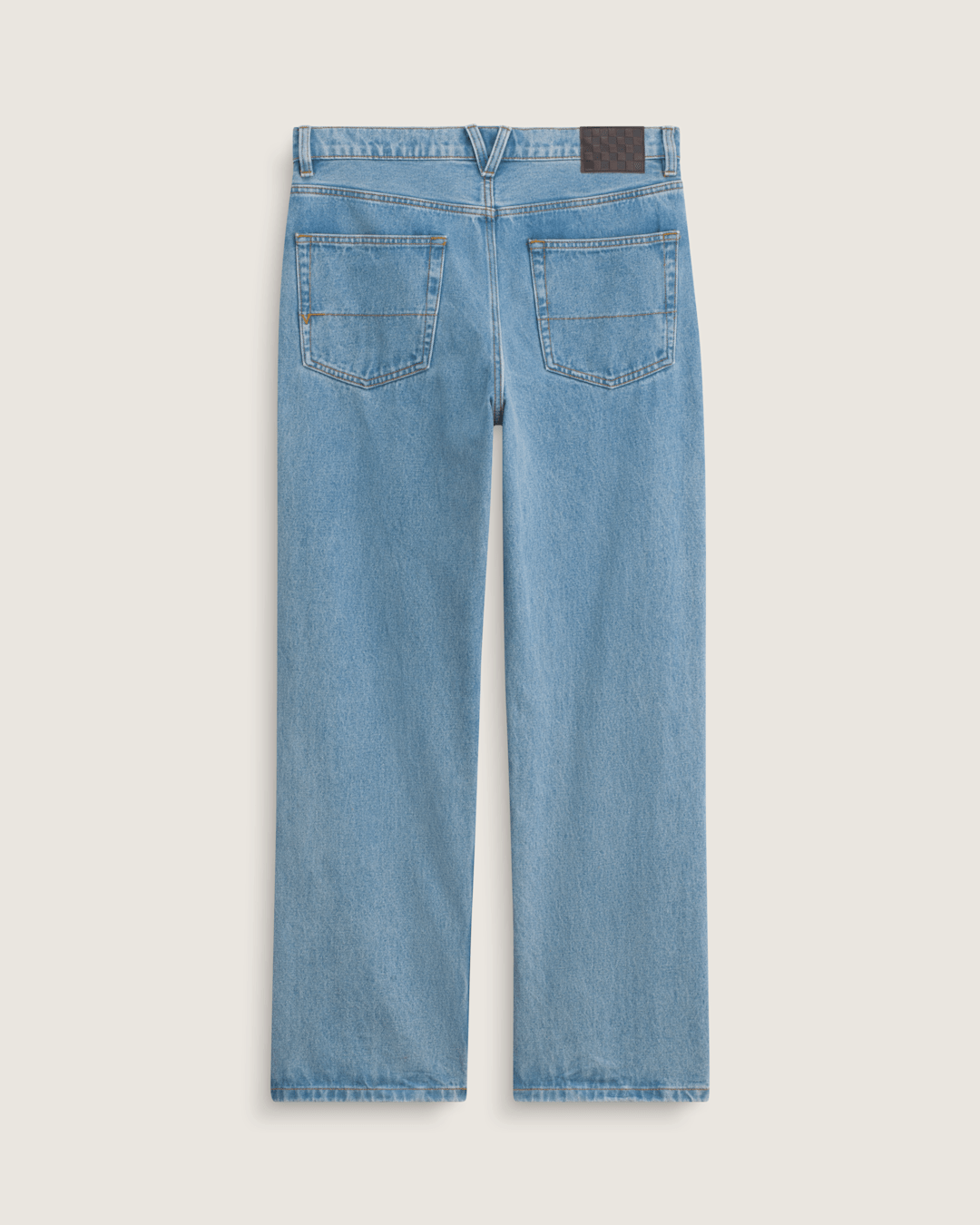 Vans Check-5 Loose Denim Pants in Stonewash Blue