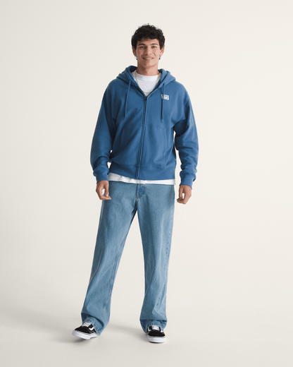 Vans Check-5 Loose Denim Pants in Stonewash Blue