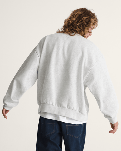 Vans Premium Crewneck Sweatshirts in Ash Heather Grey