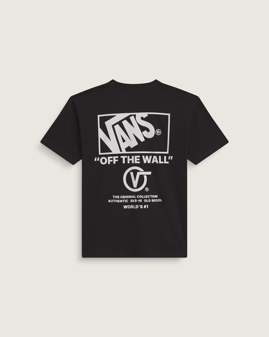 Vans Stockpile T-Shirt in Black / White