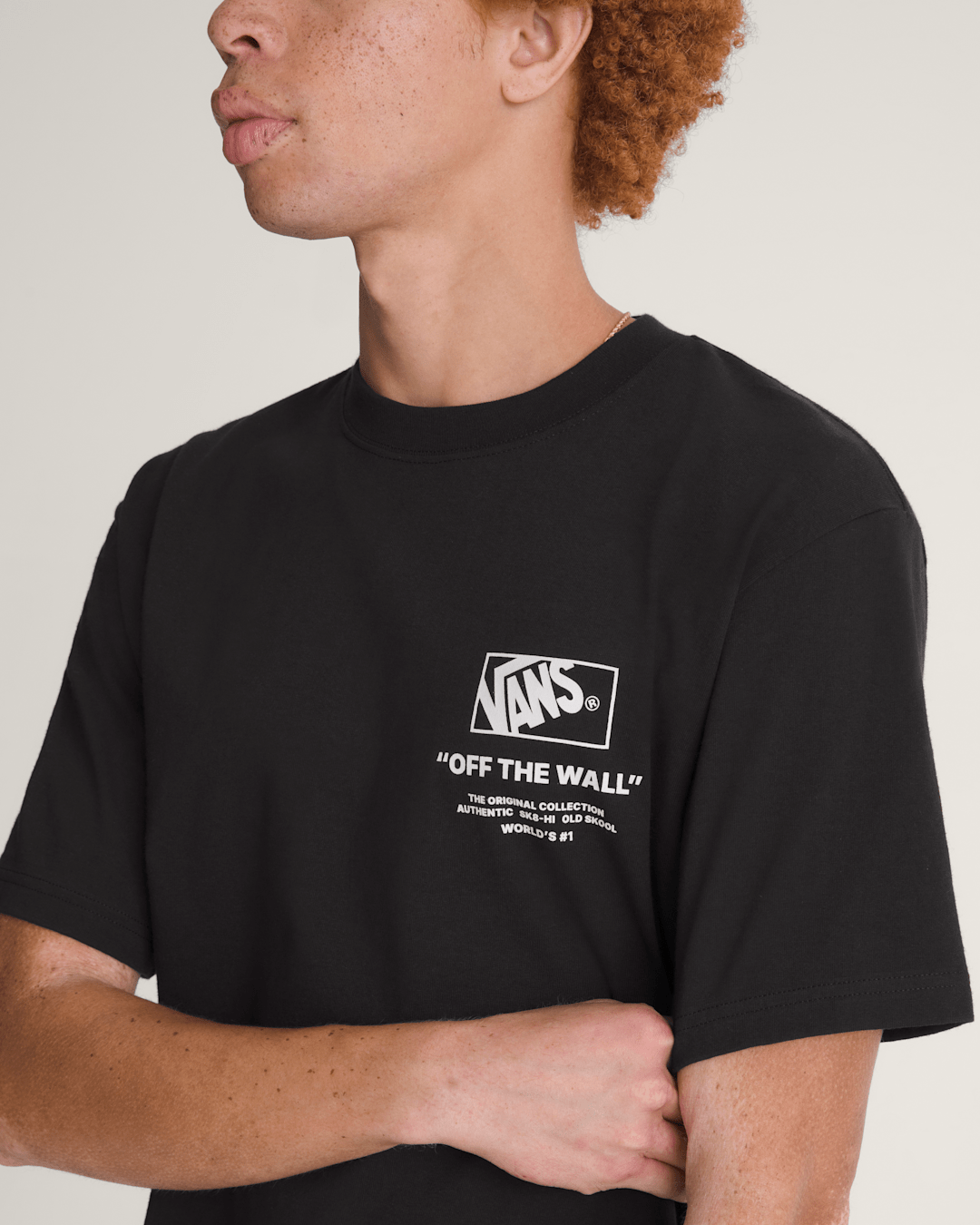 Vans Stockpile T-Shirt in Black / White